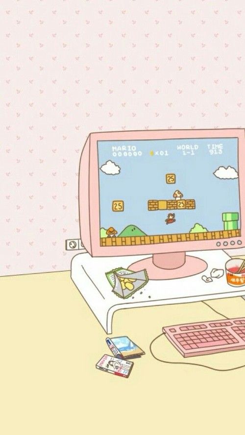 pix Aesthetic Pastel Kawaii Gamer Wallpaper kawaii gaming girl wallpapers top