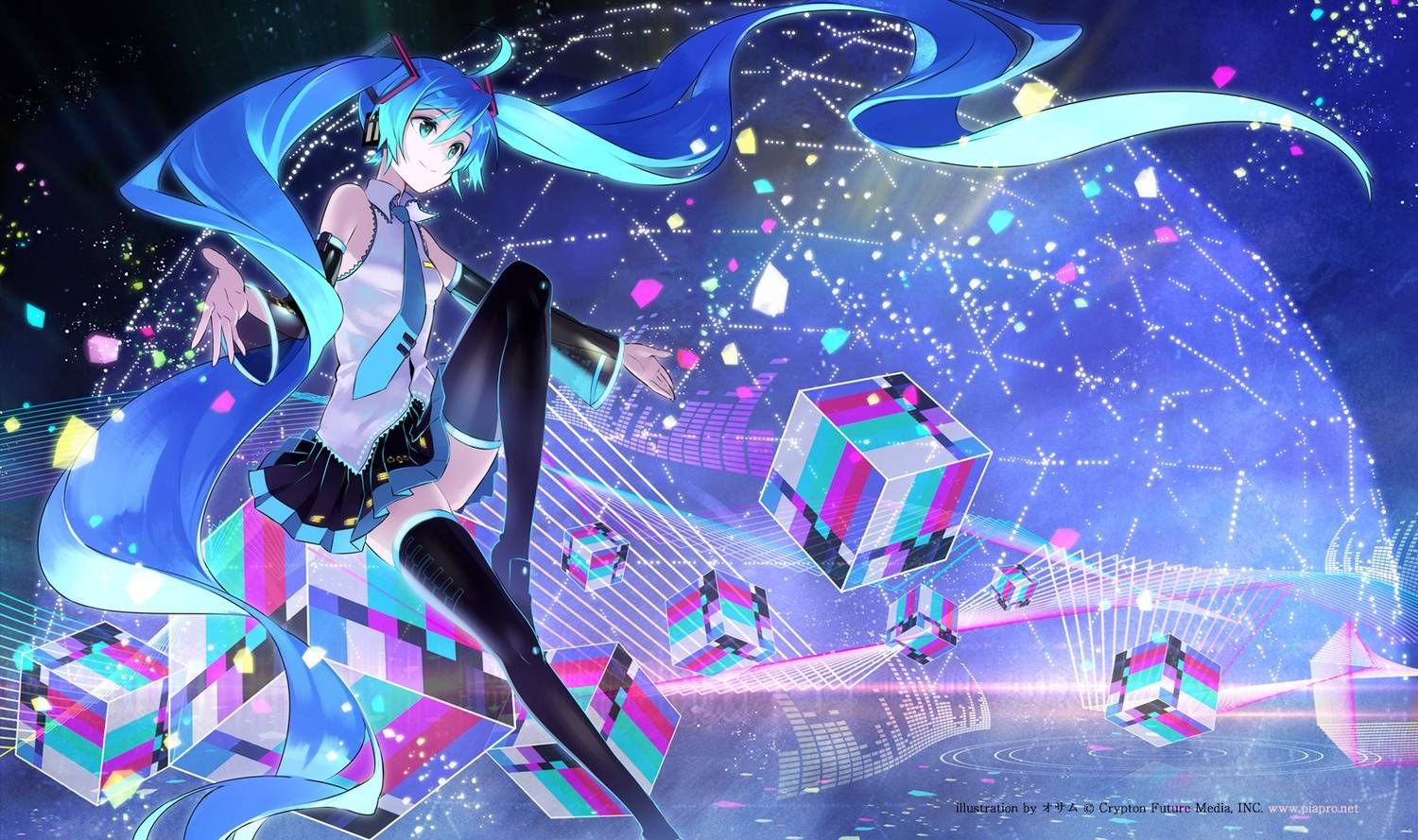 picture Anime Computer Backgrounds Miku hatsune miku vocaloid