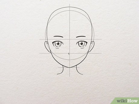pic Anime Face Reference Front how to draw anime or manga faces 15