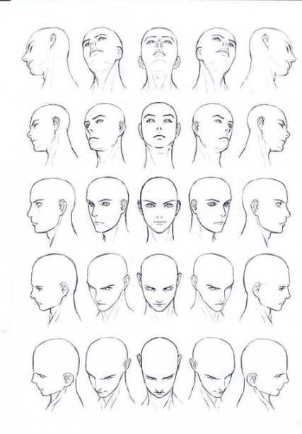 pic Anime Face Reference Pose anime head poses drawing novocom top