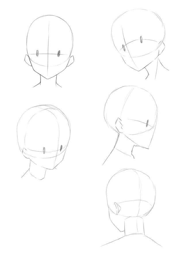 pic Anime Face Reference Sketch anime facial expressions drawing reference