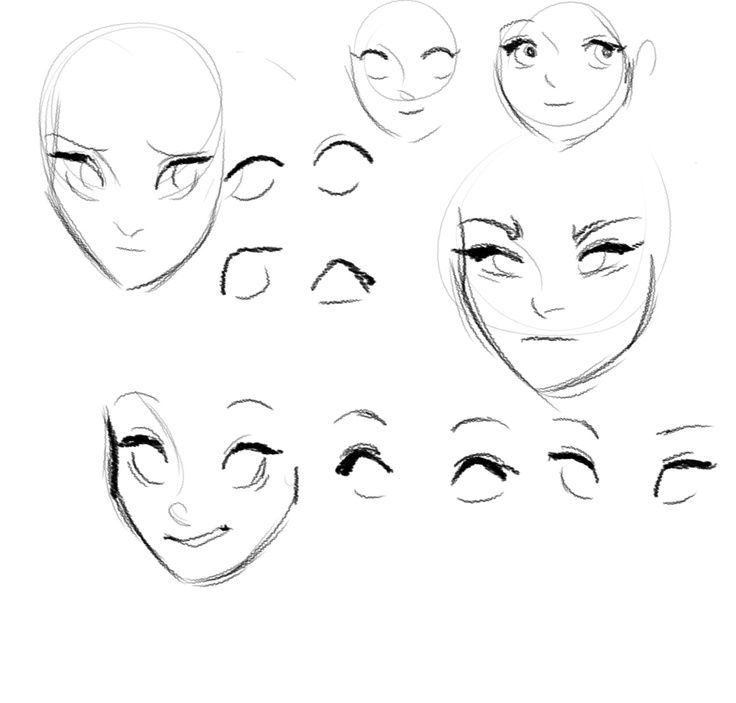 photo Anime Face Reference Sketch male anime face drawing reference and