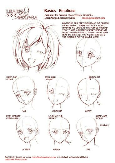 pic Anime Face Reference Sketch how to draw manga female and male faces
