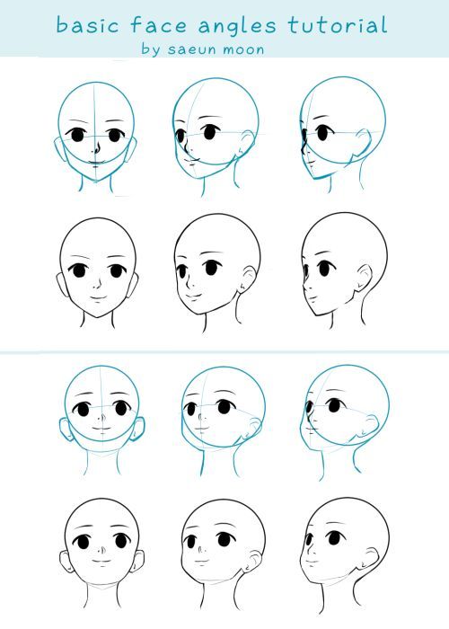 pix Anime Face Reference Sketch anime face drawing