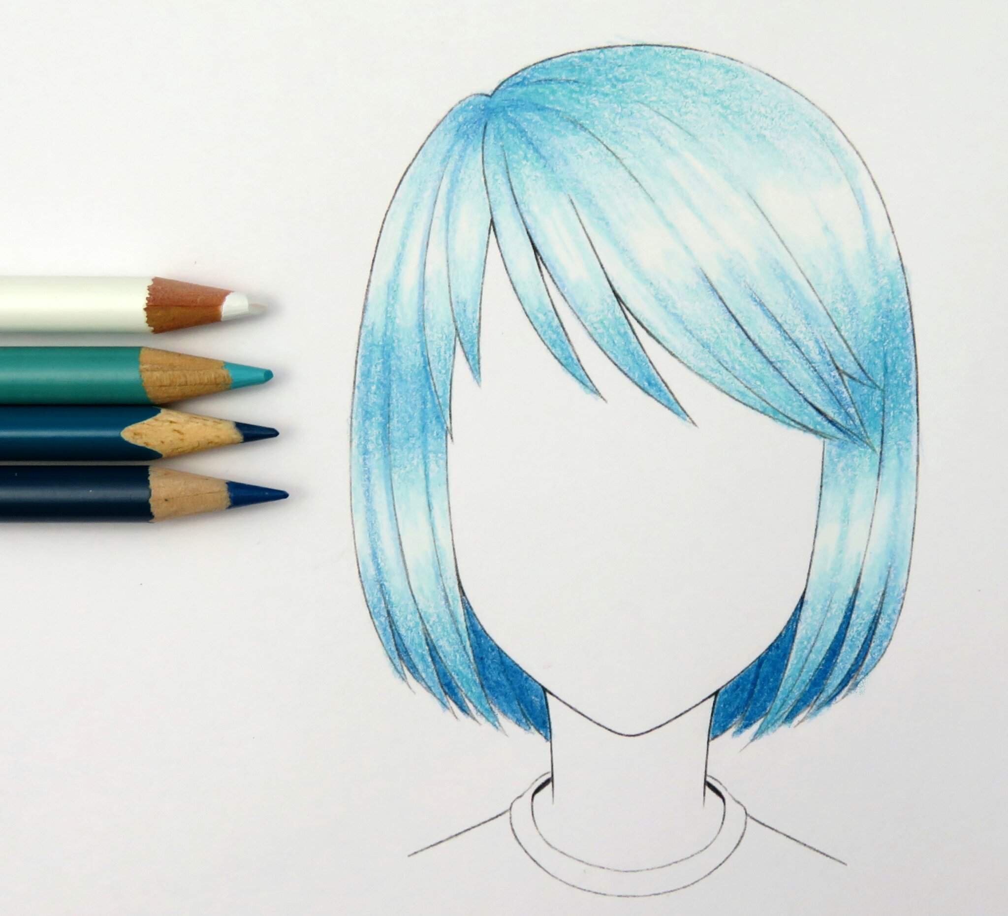 wallpapers Anime Hair Shading Pencil how to draw anime hair in pencil step