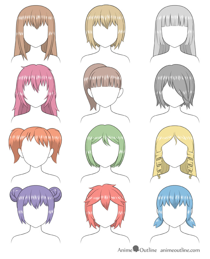 images Anime Hair Shading Pencil how to shade manga hair two ways