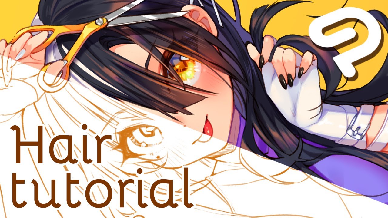 pics Anime Hair Shading Reference easy anime hair tutorial by ryky on