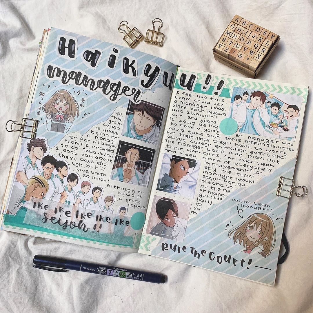 images Anime Journal Ideas Haikyuu bullet journal