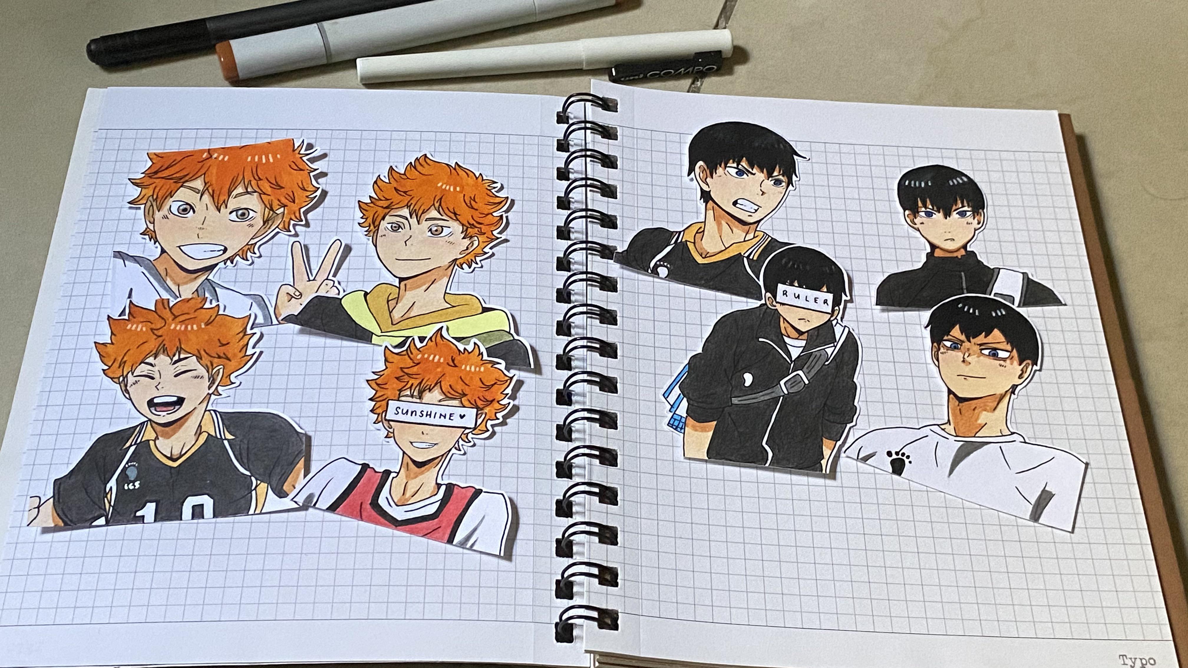 photo Anime Journal Ideas Haikyuu haikyuu to the top anime journal