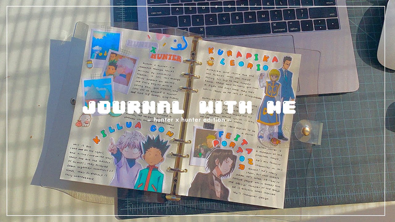 photo Anime Journal Ideas Hxh anime journal with me hunter x hunter killua