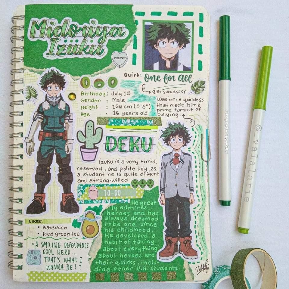 Featured image of post Anime Journal Ideas Mha