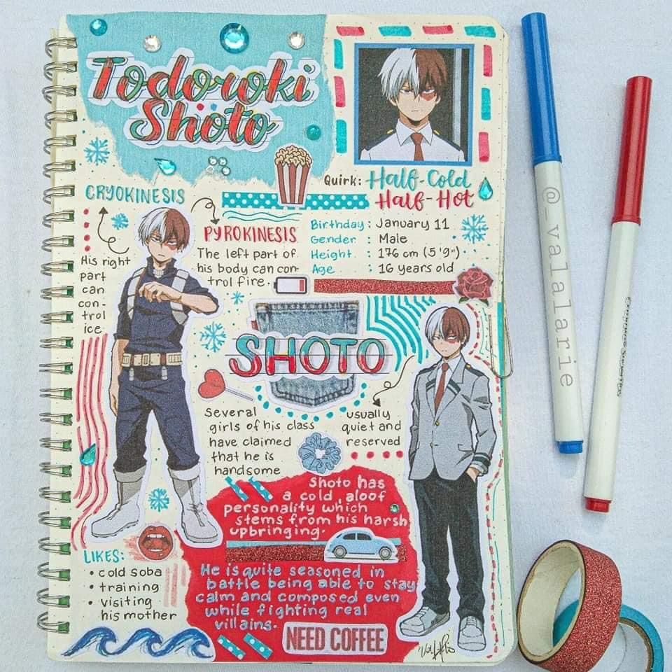images Anime Journal Ideas Mha anime to watch spread bulletjournal