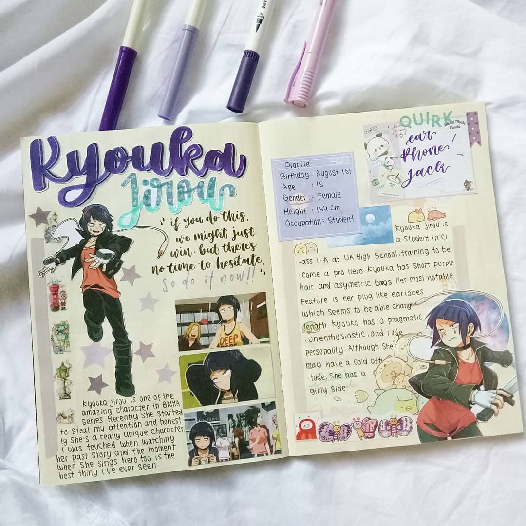 pix Anime Journal Ideas Mha anime journal with me boku no hero academia