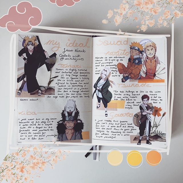 picture Anime Journal Ideas Naruto nishinoya and naruto day anime book