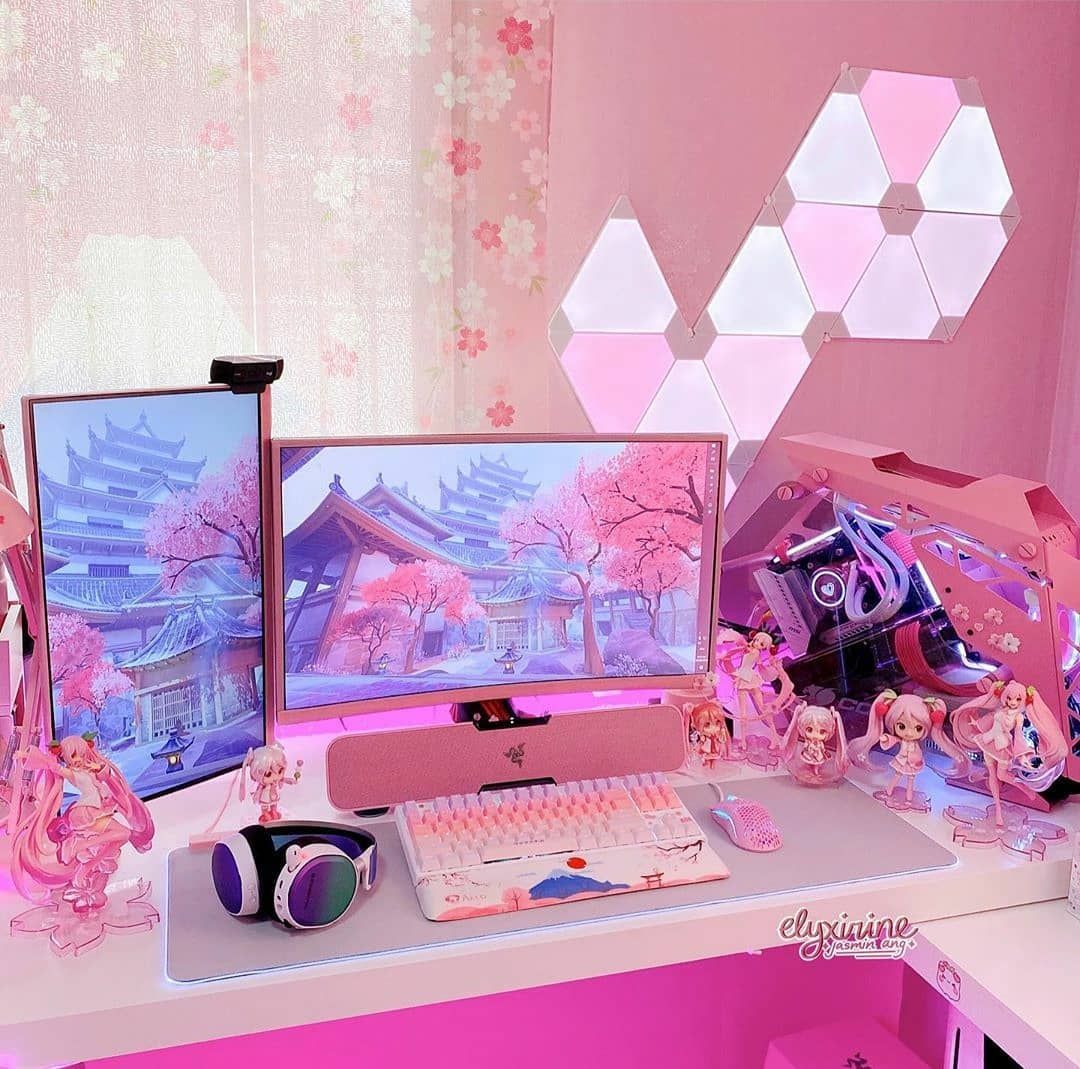 picture Anime Kawaii Gaming Room gamer room decor