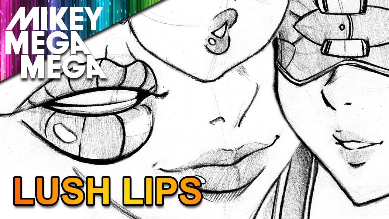wallpapers Anime Mouth Drawing Female how to draw lips anime step by step