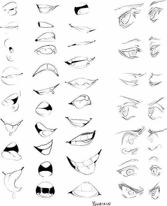 picture Anime Mouth Drawing Reference Male pin on examples and references