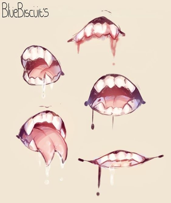 wallpapers Anime Mouth Reference Fangs 96 sharp teeth art ideas teeth art