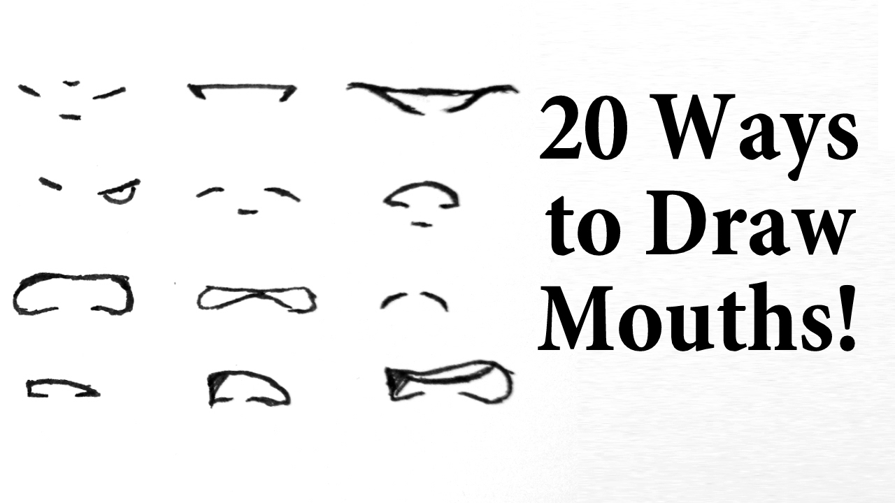 picture Anime Mouths Smirk drawing expressions