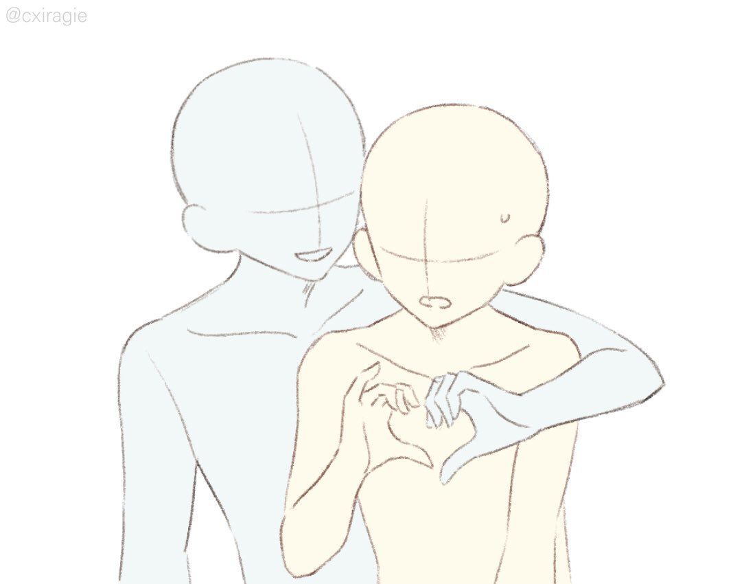 photo Anime Pose Reference Couple anime poses reference