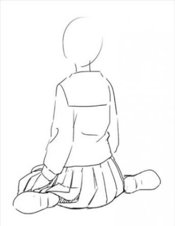 wallpapers Anime Poses Female Sitting Drawing References trendy drawing reference sitting sketch