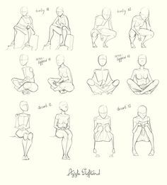 pic Anime Poses Female Sitting Drawing References drawing reference poses
