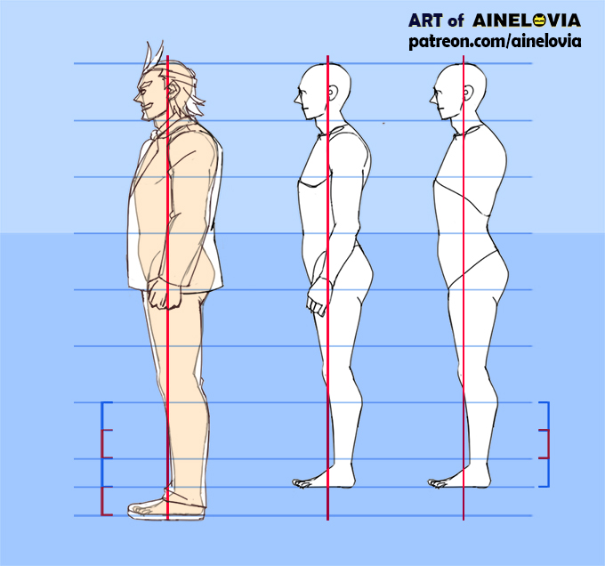 pics Anime Side Profile Male Body anime male poses side view novocom top