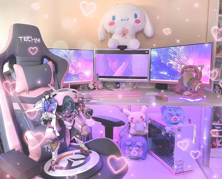 pics Blue Kawaii Gaming Room kawaii gamer room girl novocom top