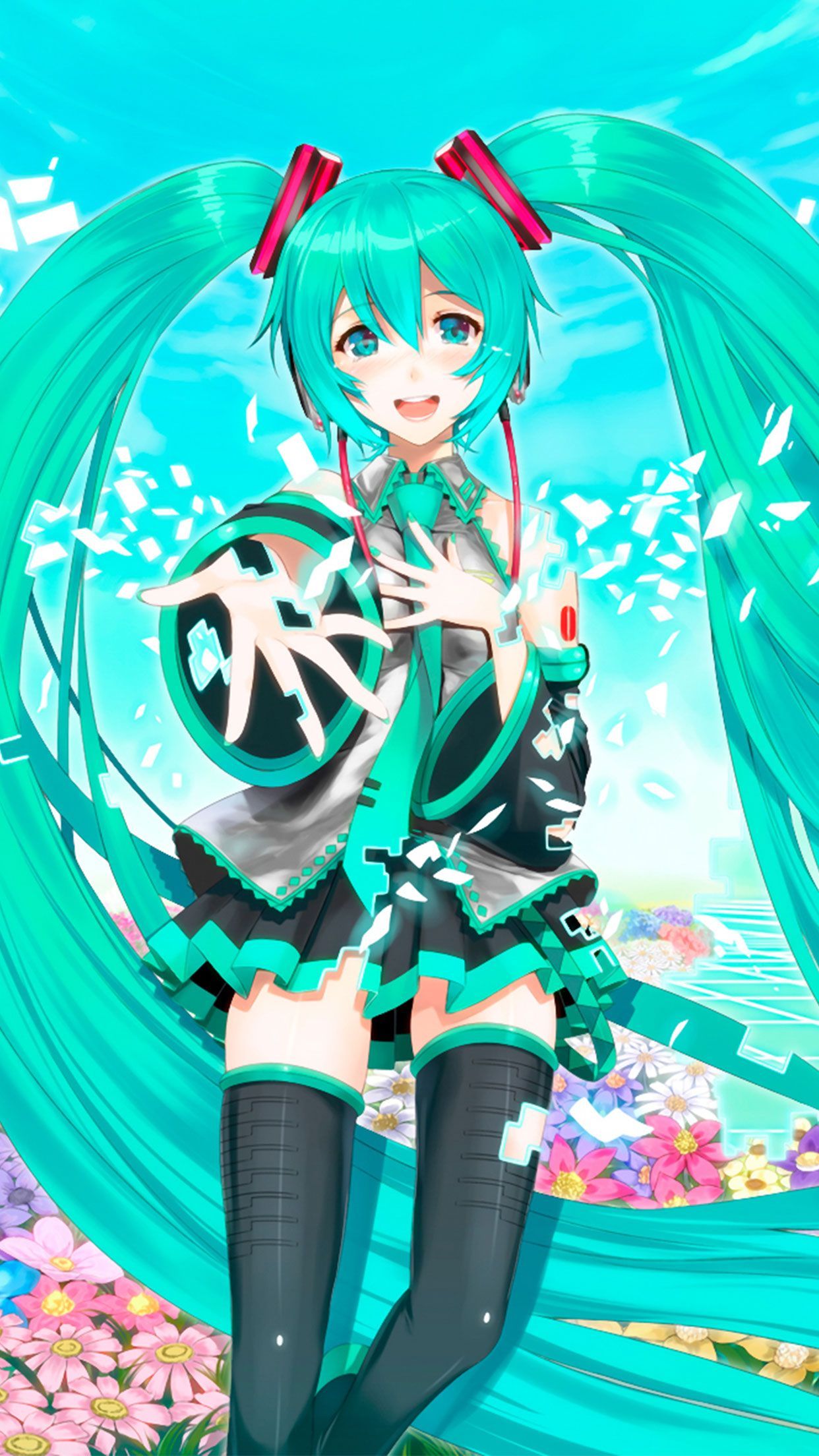 pix Chibi Hatsune Miku Wallpaper Phone hatsune miku chibi vocaloid hd