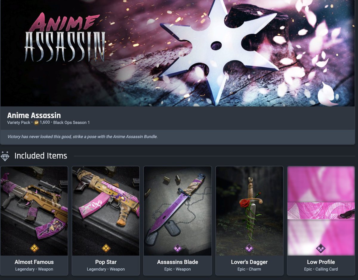 pics Cold War Anime Bundle new tracer pack violet anime bundle black ops cold war