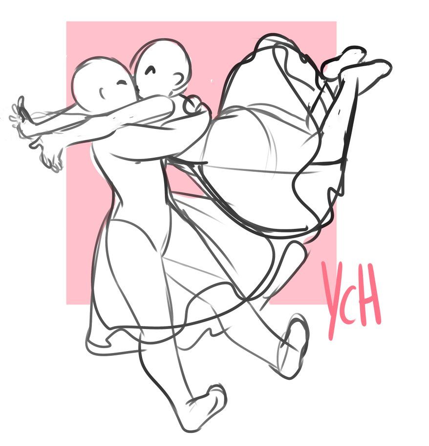 pic Couple Pose Reference Cute drawing poses
