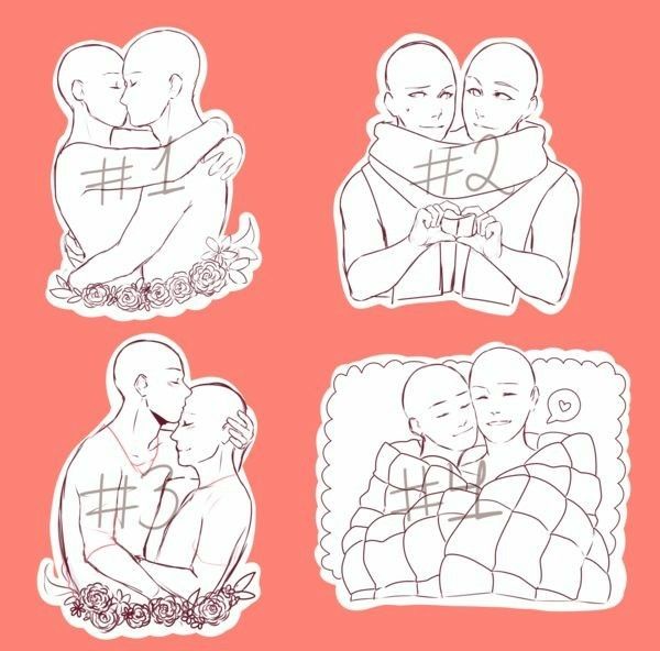 photo Couple Pose Reference Cute reference poses couple poses drawing