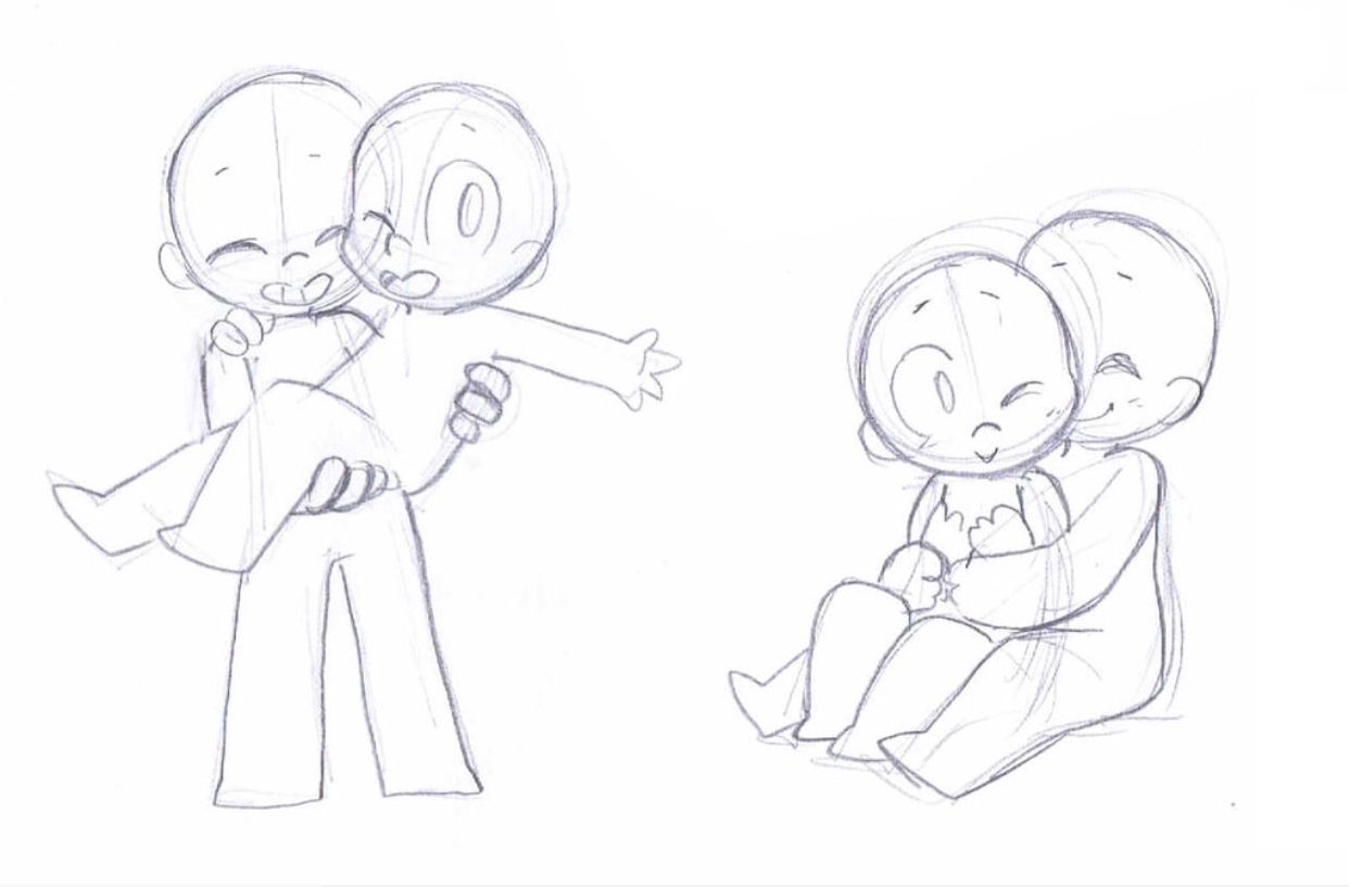 images Couple Poses Reference Chibi anime couple chibi pose