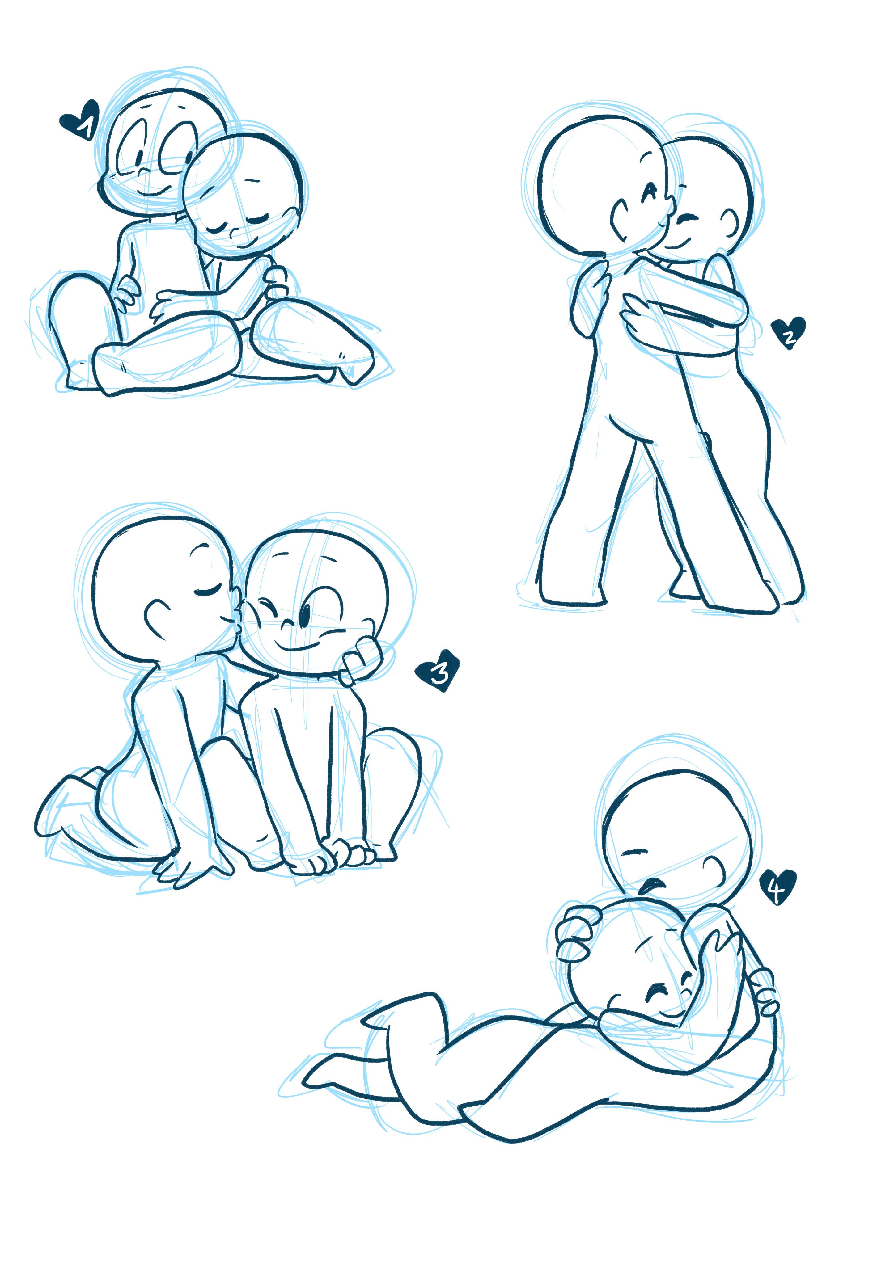 pic Couple Poses Reference Chibi cute chibi couple poses reference
