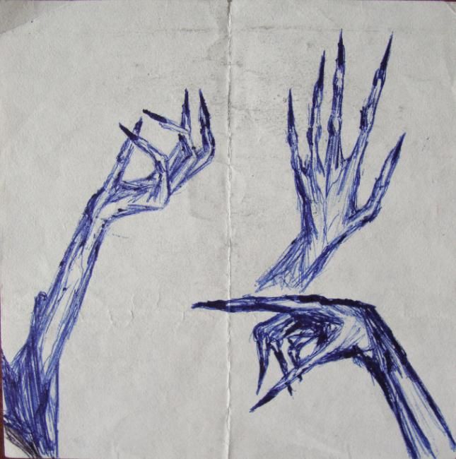 pic Creepy Hands Reaching Out Drawing monster hands creepy hand