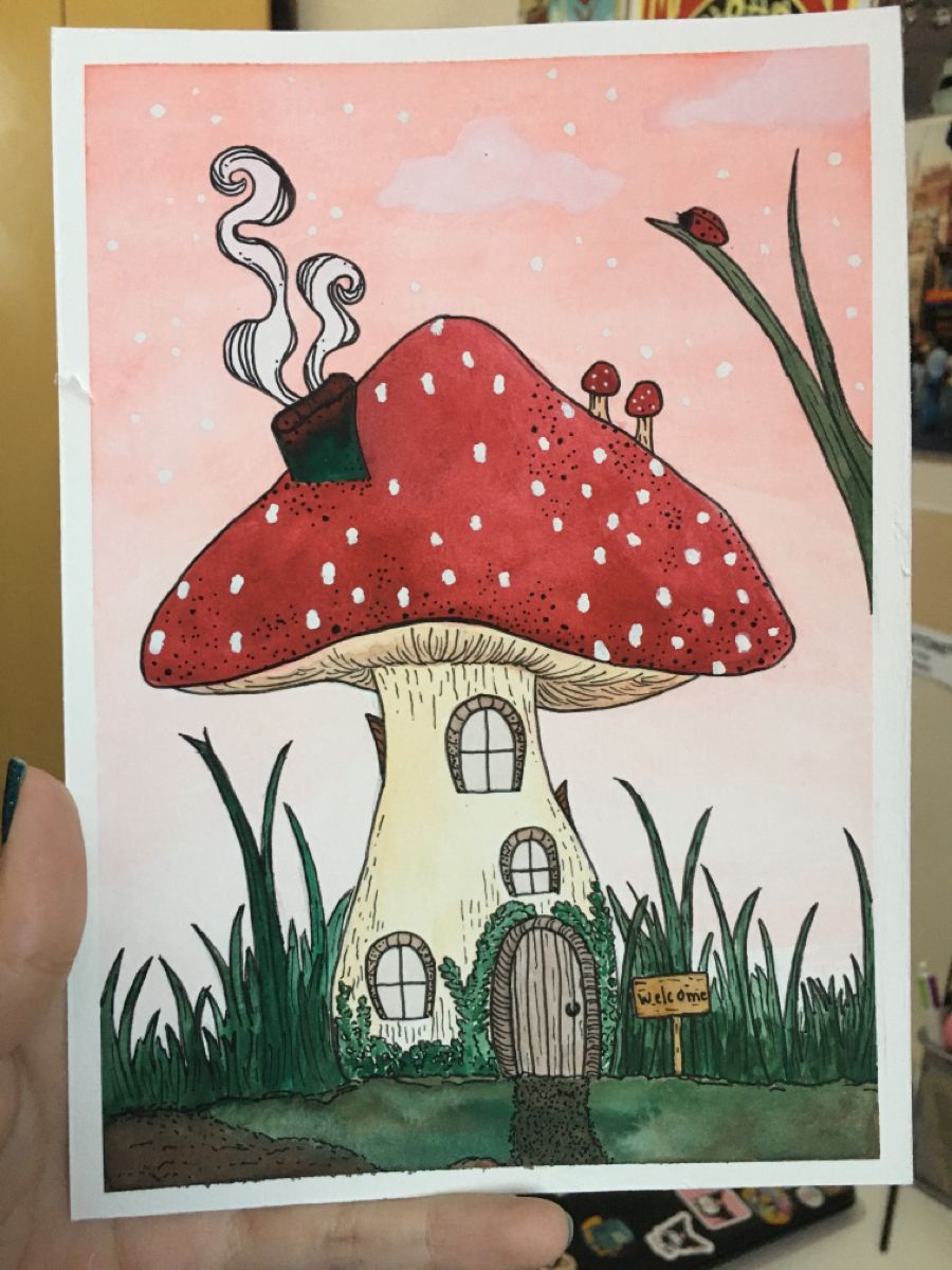 pic Cute Indie Drawings Mushroom pinterest