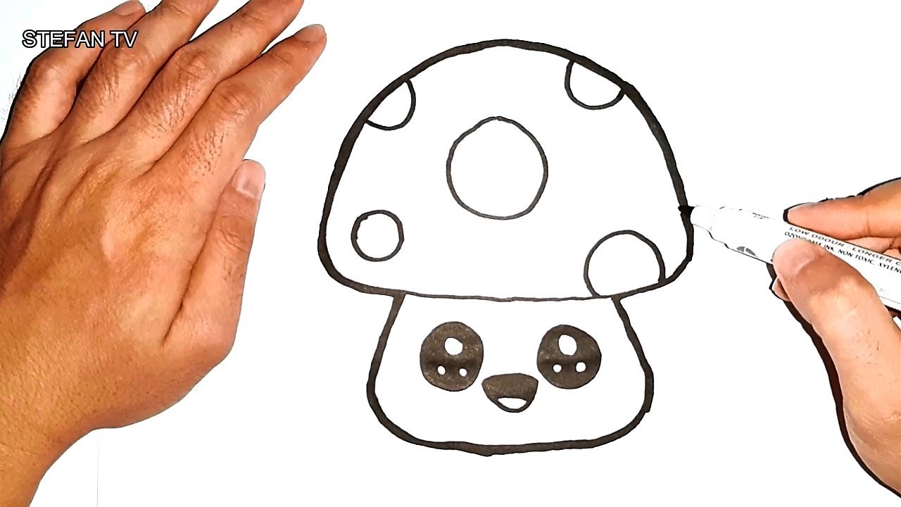Featured image of post Cute Mushroom Drawings Easy