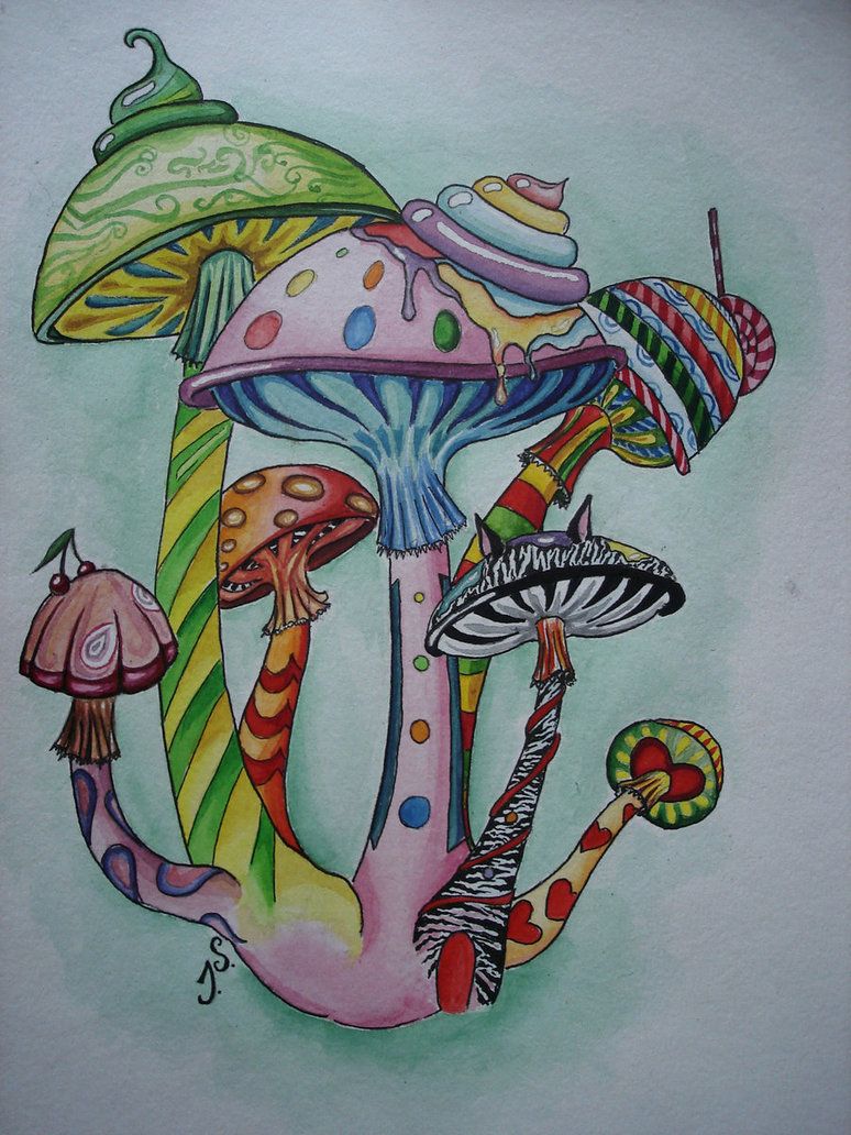 pic Cute Trippy Mushroom Drawings 36 mushroom tattoos ideas mushroom