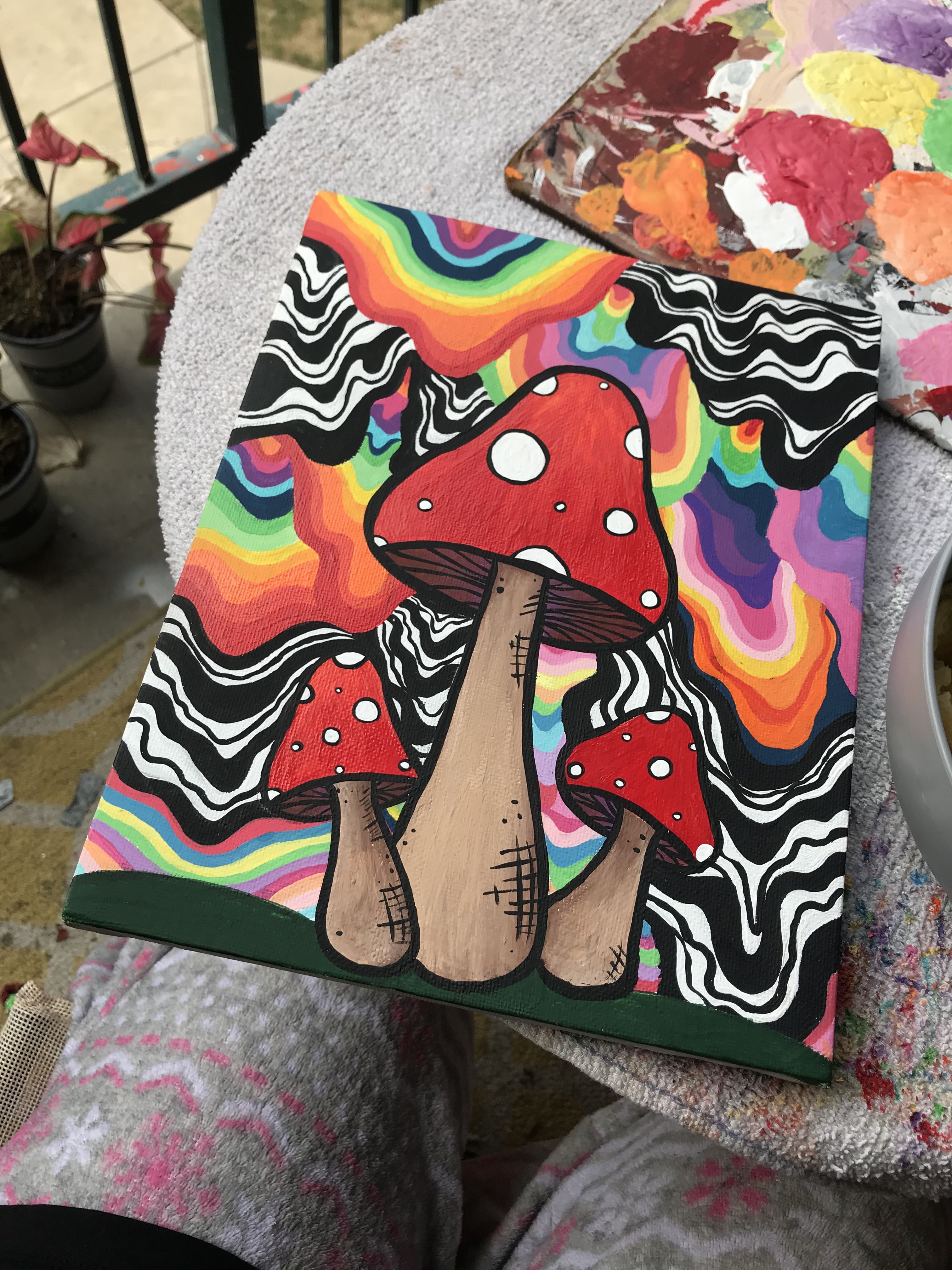 picture Cute Trippy Mushroom Drawings redbubble