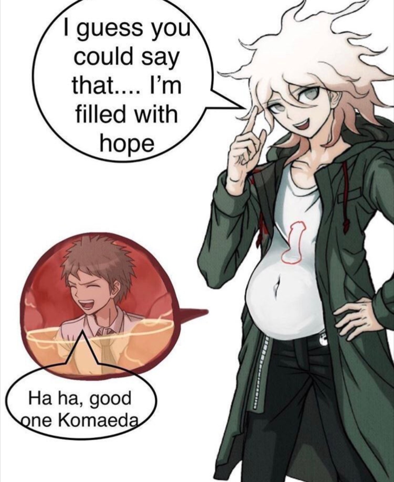 photo Danganronpa Cursed Images Hajime the same cursed image of hajime nagito