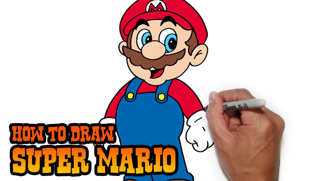 pics Easy Simple Mario Drawing how to draw super mario easy drawings