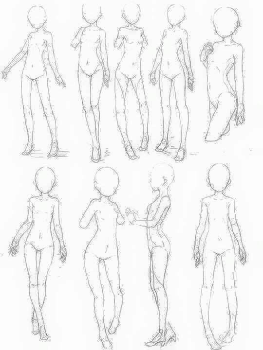 pic Female Anatomy Drawing Reference Anime human figure drawing anatomy reference