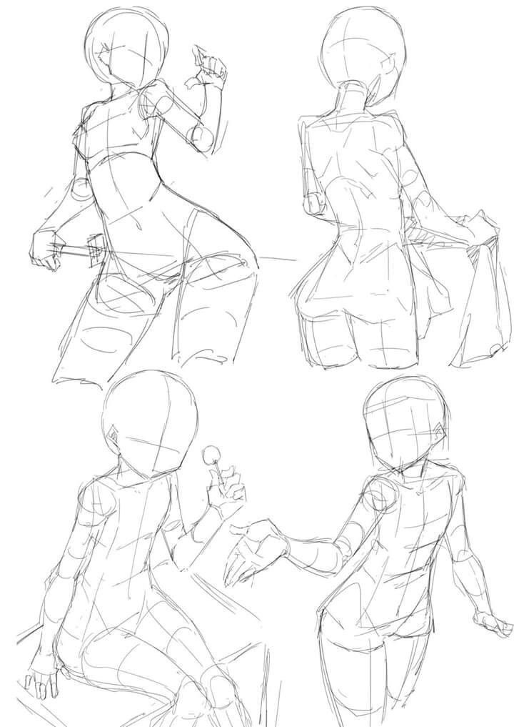 pic Female Anatomy Drawing Reference Anime pin on dibujos
