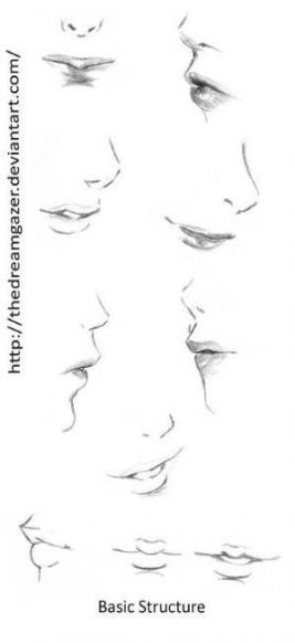 picture Female Anime Mouth Sketch anime mouths lips drawing mouth drawing