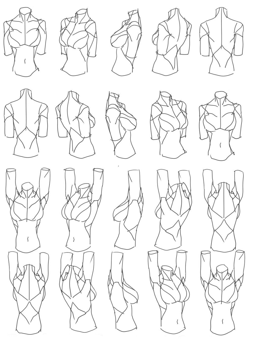 photo Female Arm Poses Drawing Reference female anatomy reference drawing tips