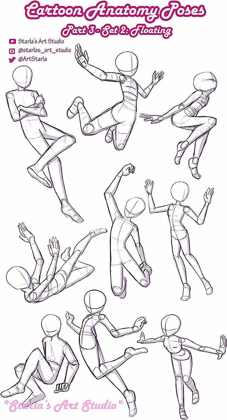 pic Floating Poses Drawing Reference art studio floating poses