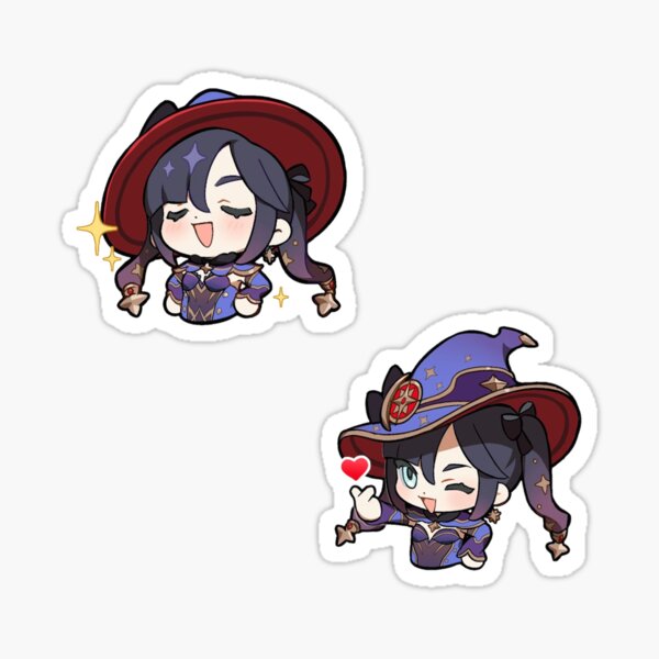 pic Genshin Impact Mona Emote redbubble