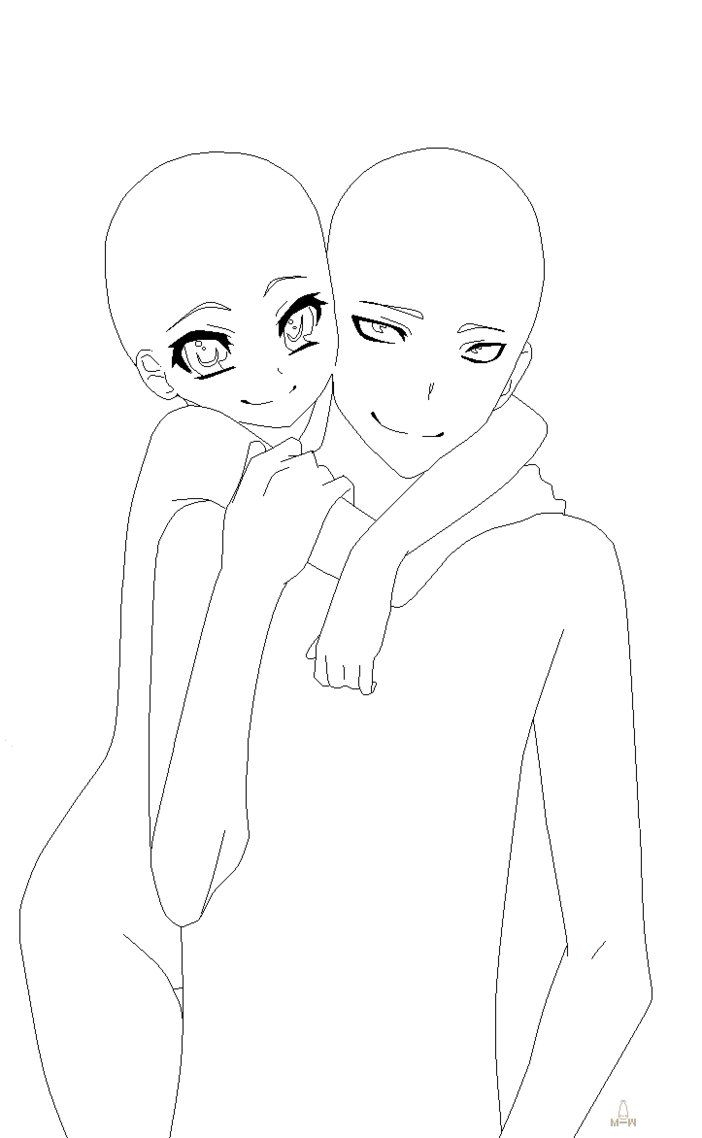 pix Group Anime Base 2 People anime group base 2 by marikabase on