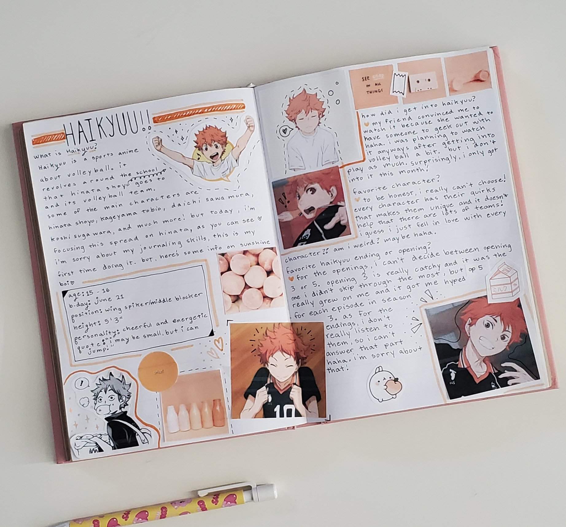photo Haikyuu Anime Journal Spread Ideas amino apps