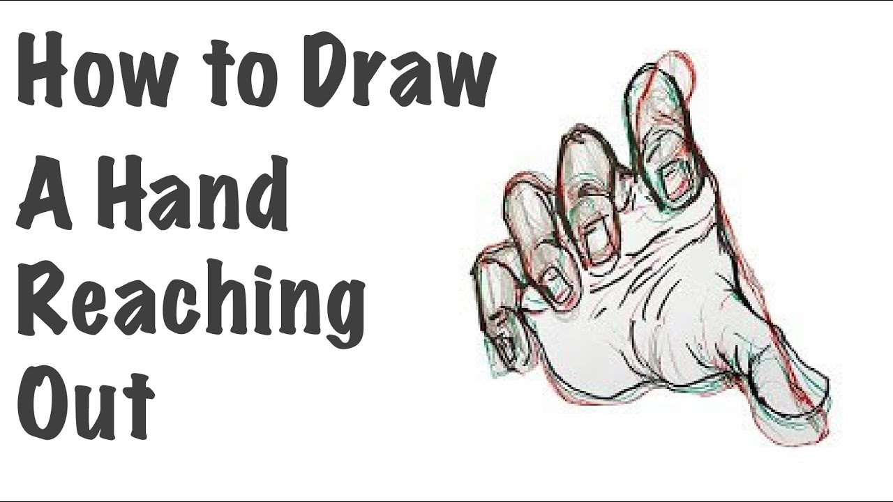 pic Hand Reaching Out Drawing Simple how to draw hands art sketches drawings